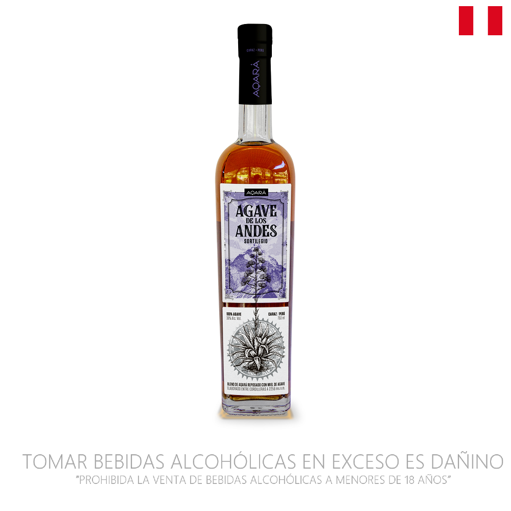 Destilado De Agave Aqara Sortilegio X 750ml