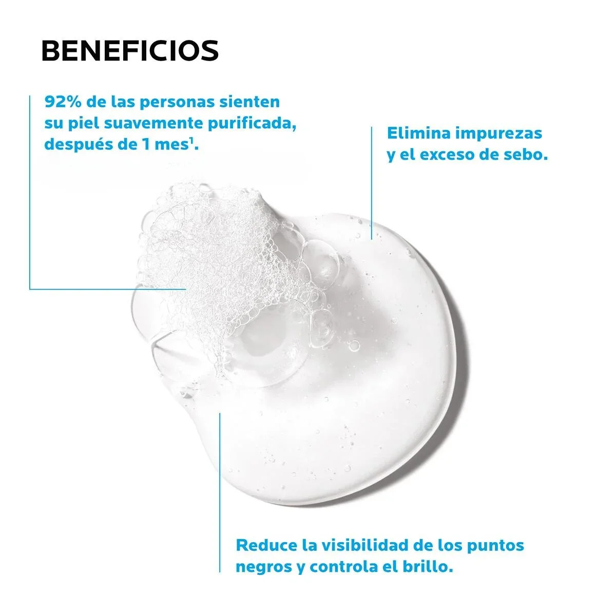 LA ROCHE-POSAY Effaclar Gel Limpiador Purificante 400 ml - Imagen 2