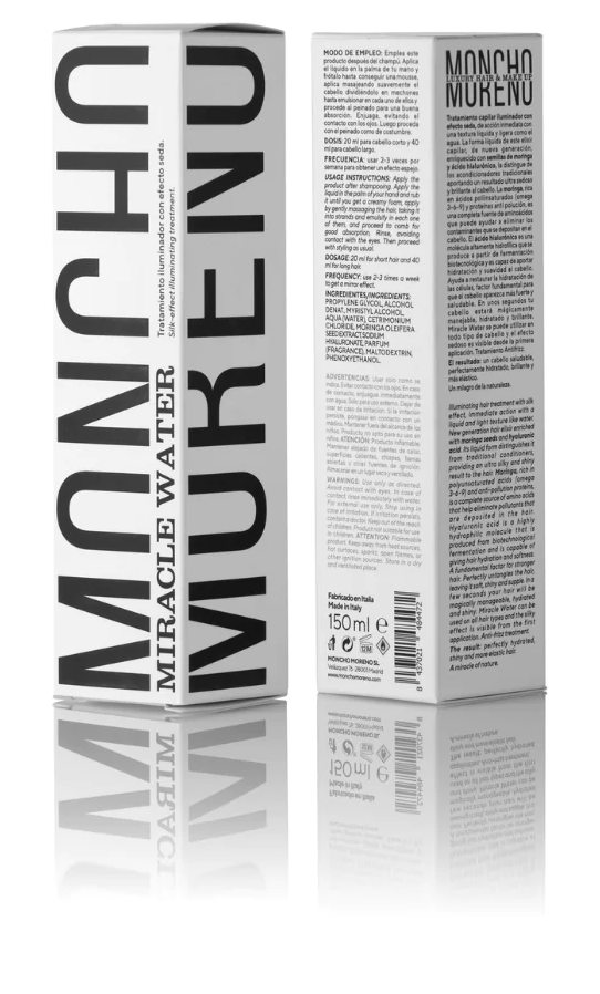 MONCHO MORENO – Miracle Water Tratamiento iluminador con efecto seda