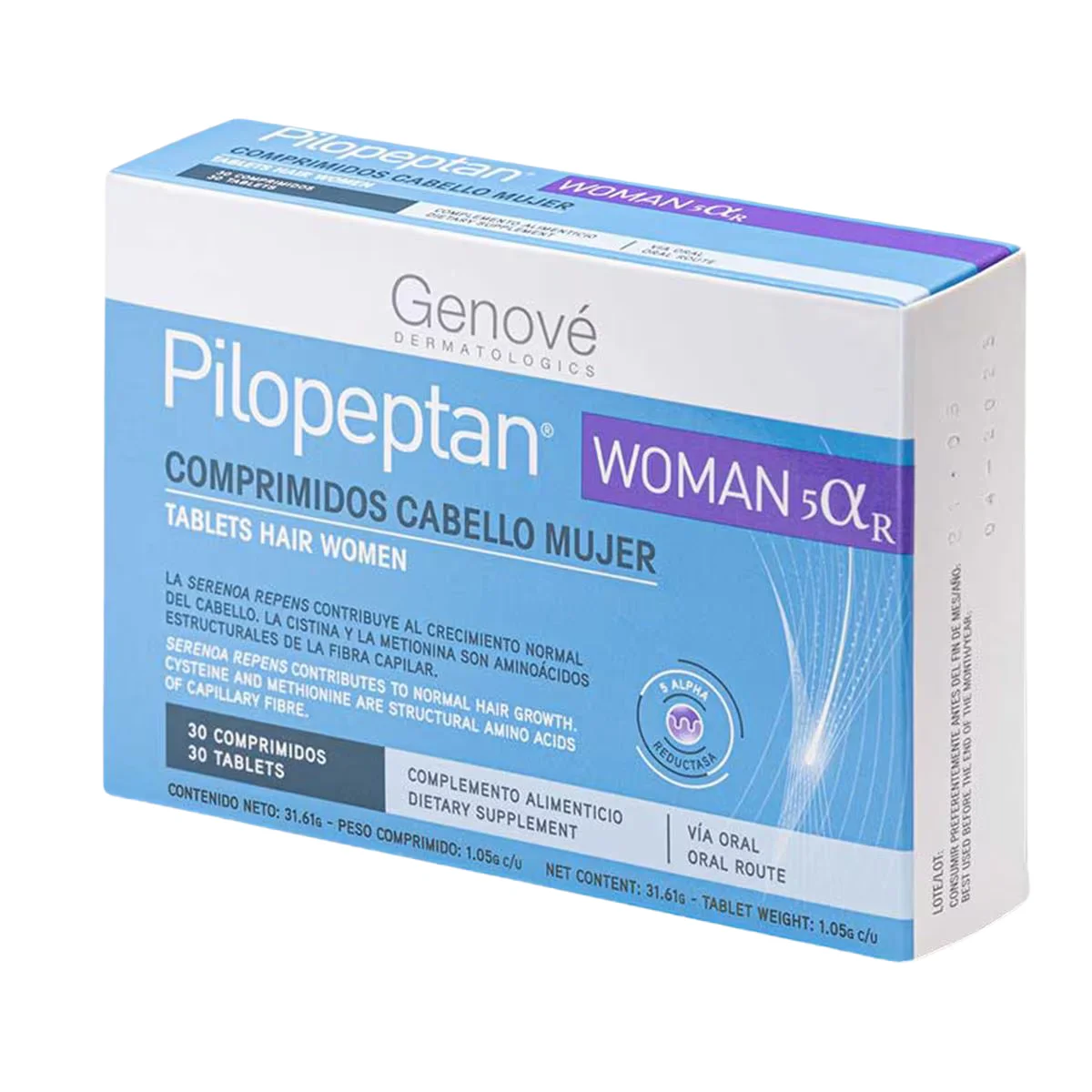 Genové Pilopeptan Woman 5αR 30 comprimidos - Imagen 2