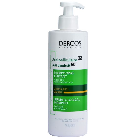 Dercos Champú Anticaspa DS Cabello Seco 390ml