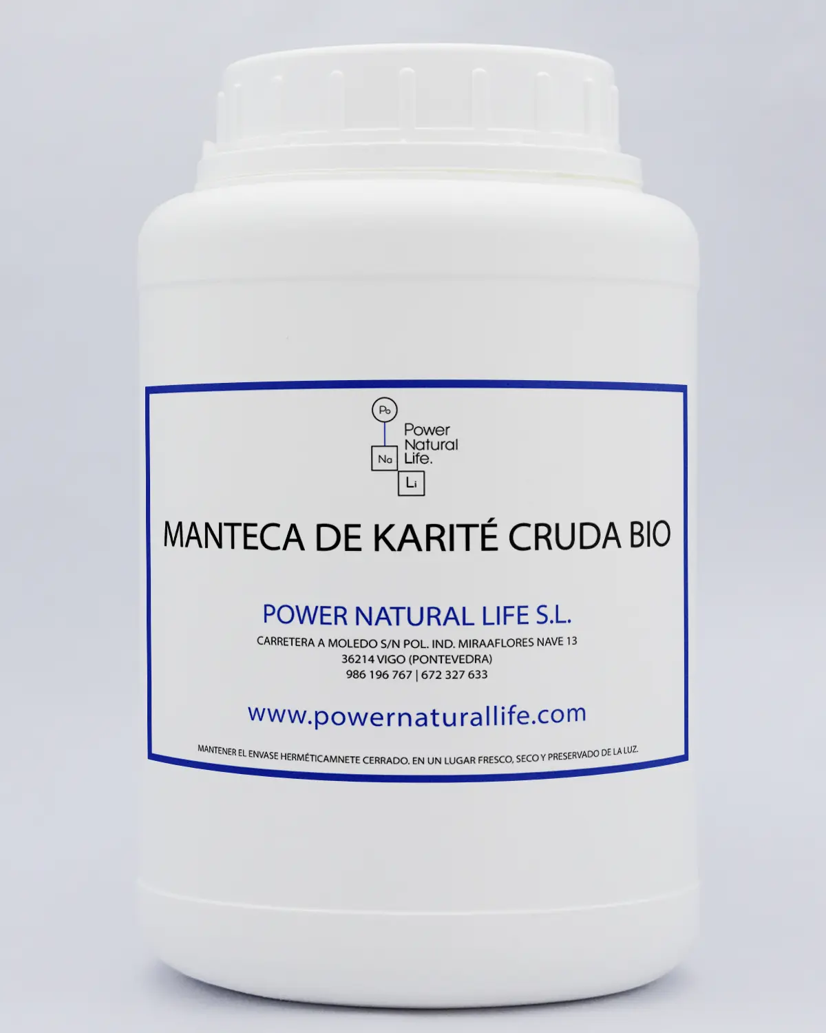 MANTECA DE KARITÉ CRUDA BIO